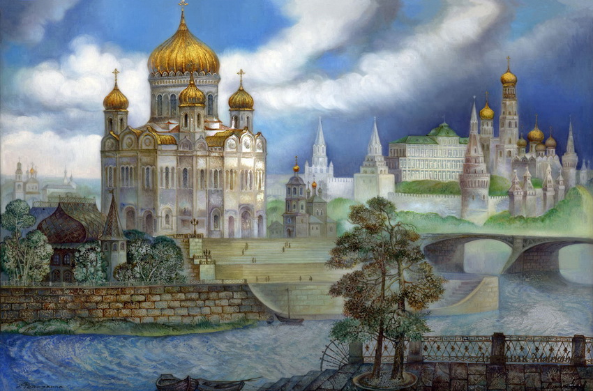 Москва златоглавая картина